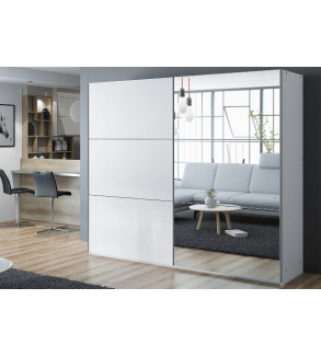 Schwebetürenschrank VO 250 cm mit Spiegel