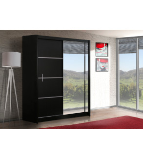 Schwebetürenschrank VS 150 cm mit Spiegel
