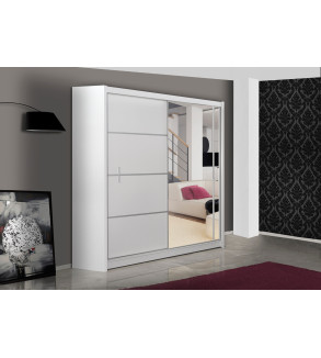 Schwebetürenschrank VS 180 cm mit Spiegel