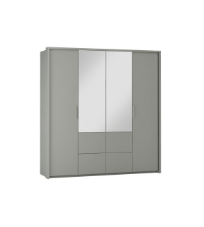 Kleiderschrank WN 208 cm mit Spiegel