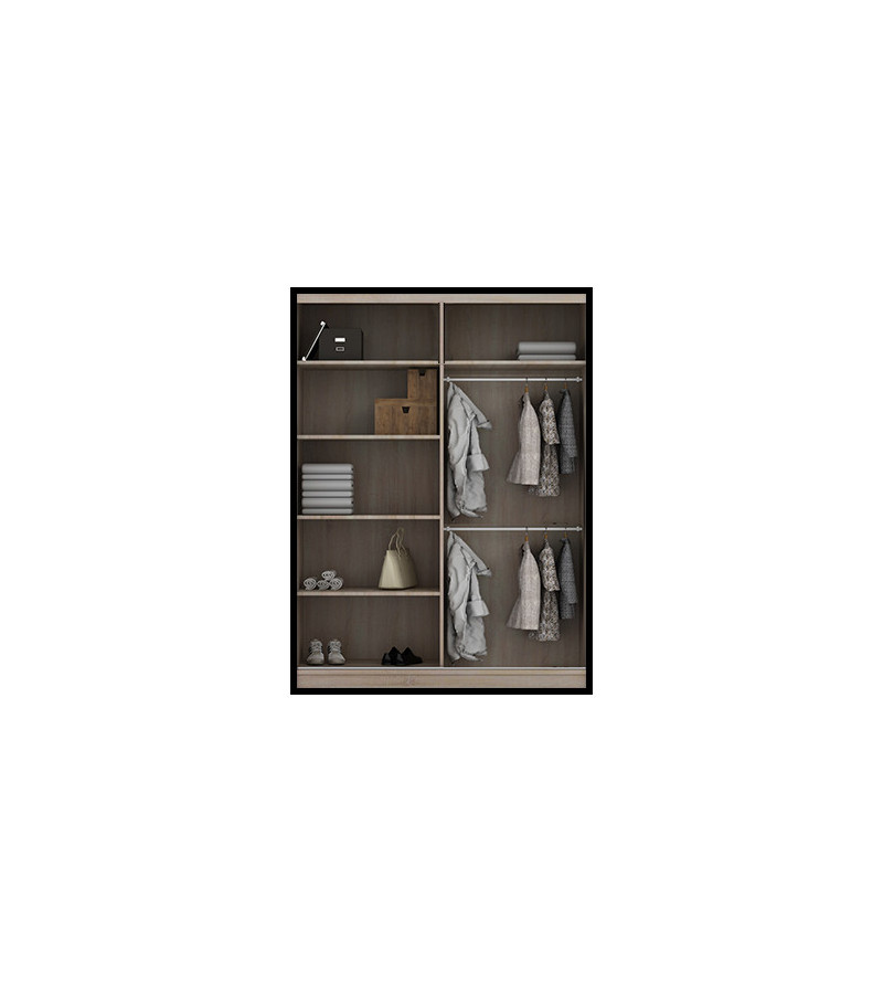 Schwebetürenschrank BA 150 cm mit Spiegel
