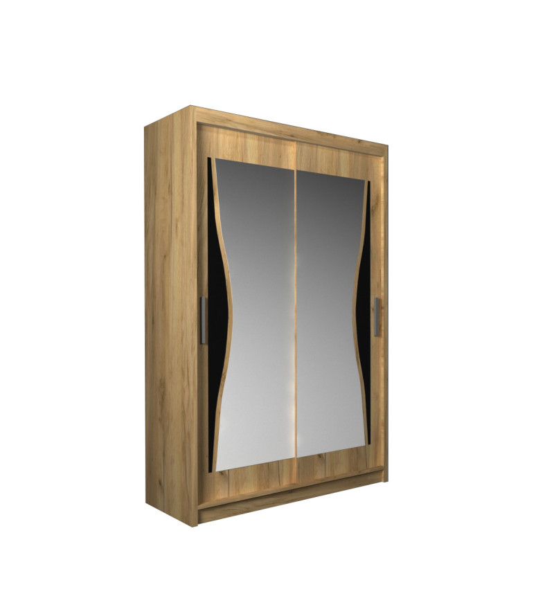 Schwebetürenschrank BA 150 cm mit Spiegel
