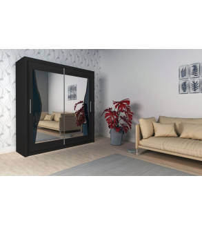 Schwebetürenschrank BA 150 cm mit Spiegel