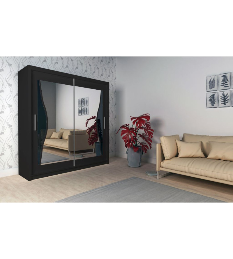 Schwebetürenschrank BA 150 cm mit Spiegel