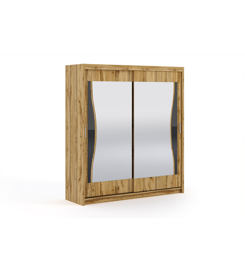 Schwebetürenschrank BA 150 cm mit Spiegel
