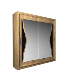 Schwebetürenschrank BA 180 cm mit Spiegel