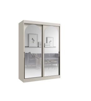 Schwebetürenschrank MO 150 cm mit Spiegel