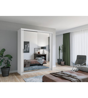 Schwebetürenschrank Lux 180 cm mit Spiegel