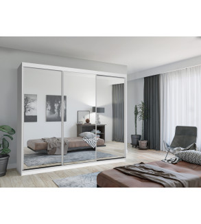 Schwebetürenschrank Lux 250 cm mit Spiegel