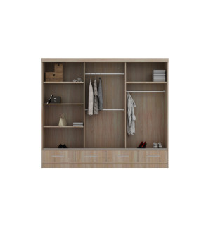 Schwebetürenschrank MA 250 cm mit Spiegel