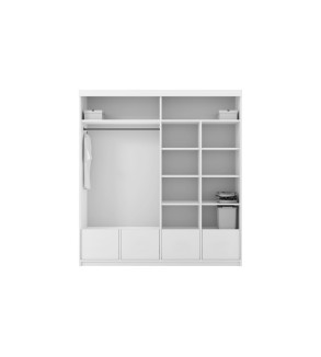 Schwebetürenschrank MV 200 cm mit Spiegel