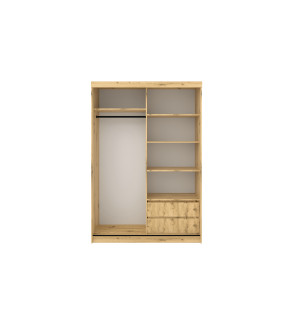 Schwebetürenschrank MO 150 cm mit Spiegel