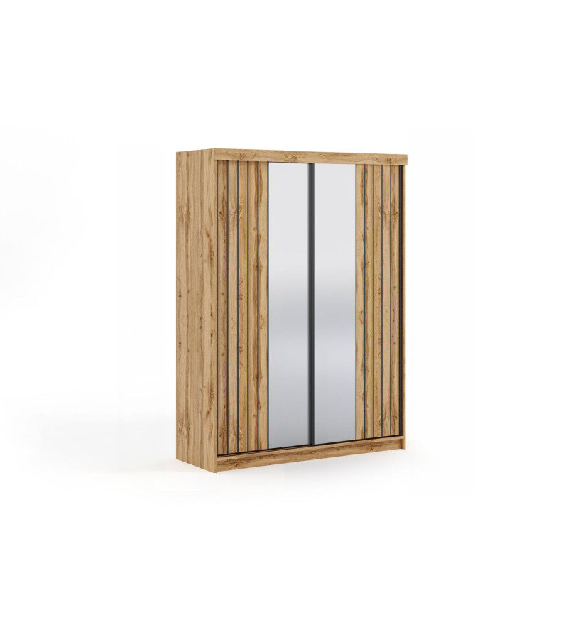Schwebetürenschrank MO 150 cm mit Spiegel