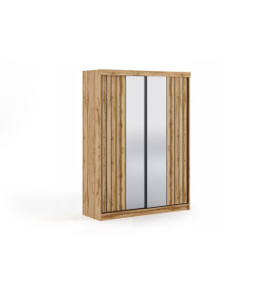 Schwebetürenschrank MO 200 cm mit Spiegel