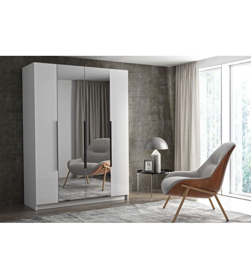 Kleiderschrank PS 180 cm mit Spiegel