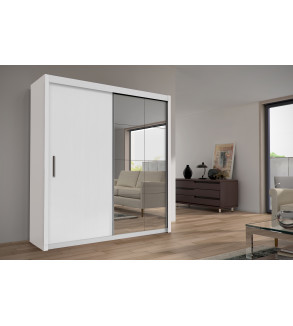 Schwebetürenschrank PO 203 cm mit Spiegel